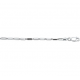 Zilveren Armband buisjes 18 cm - 44811