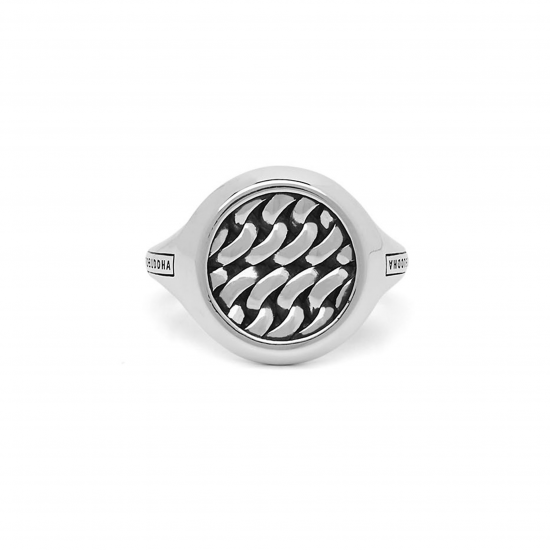 Buddha to Buddha 052 Tangguh Signet Chain Ring MAAT 18 - 44902