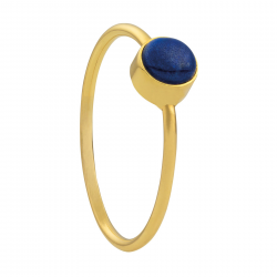 Eclat goud 585 ring met kleursteen 5mm - 45002