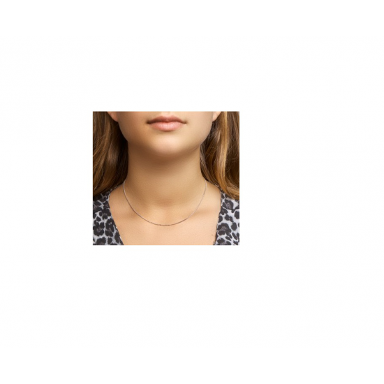 Zilveren Collier gourmet 45cm - 44615