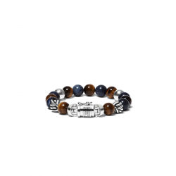 Buddha to Buddha Armband Spirit Bead Mix Sodaliet Tijgeroog 188MS-F - 44631