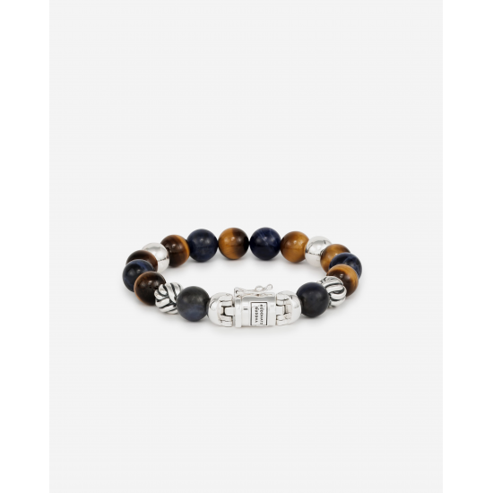 Buddha to Buddha Armband Spirit Bead Mix Sodaliet Tijgeroog 188MS-F - 44631