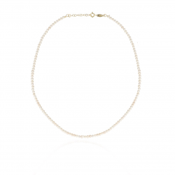 LOTT. Gioielli KLEINE RONDE PARELS KETTING Goudkleurig - 45432