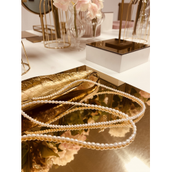 LOTT. Gioielli KLEINE RONDE PARELS KETTING Goudkleurig - 45432