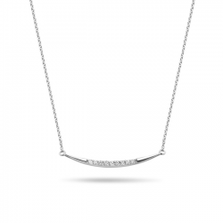 Rosa di luca zilv hanger met collier - 45478