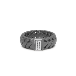 Buddha to Buddha Ring Ben Small Ring Black Rodium Silver 542BRS MAAT 21 - 45517