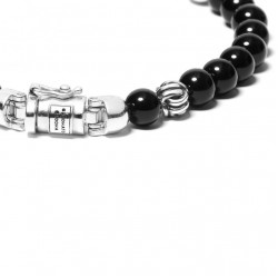 Buddha to Buddha 189ON-G Spirit Bead Mini Onyx Bracelet MAAT 23cm - 44635