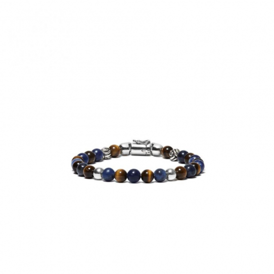 Buddha to Buddha 189MS-F Spirit Bead Mini Sodalite Tigereye Bracelet MAAT 21cm - 44644