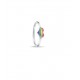 Bellini Zilveren ring regenboog hartje MAAT 13,5 - 45661