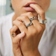 Buddha to Buddha 605-19 katja Small Silver Ring 605 MAAT 19 - 44653