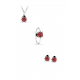Bellini Zilveren ketting lieveheersbeestje 38CM - 45709