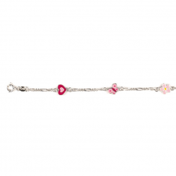 Bellini kinder armband vlinder roze - 45719
