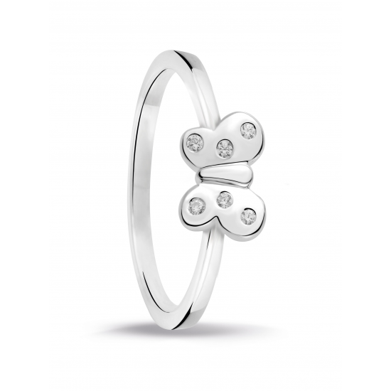 Bellini kinder ring vlinder met zirkonia MAAT 13,5 - 45651