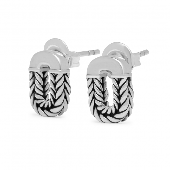 Buddha to Buddha 109 Barbara Link Earrings Silver - 45765