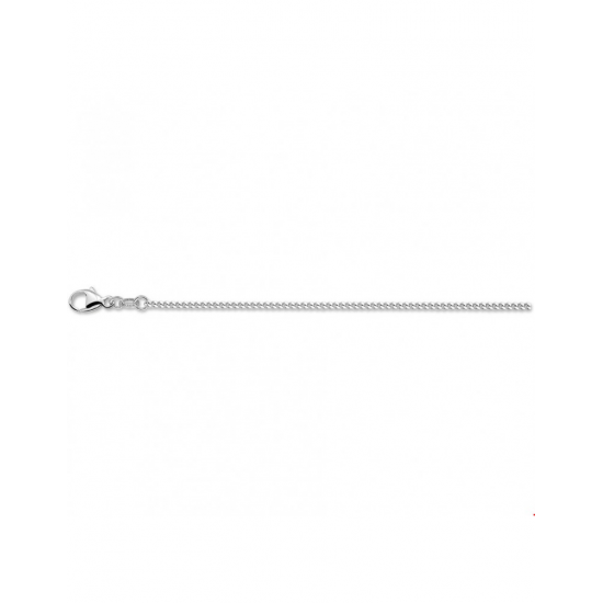 Zilveren gourmet collier 45cm - 45792