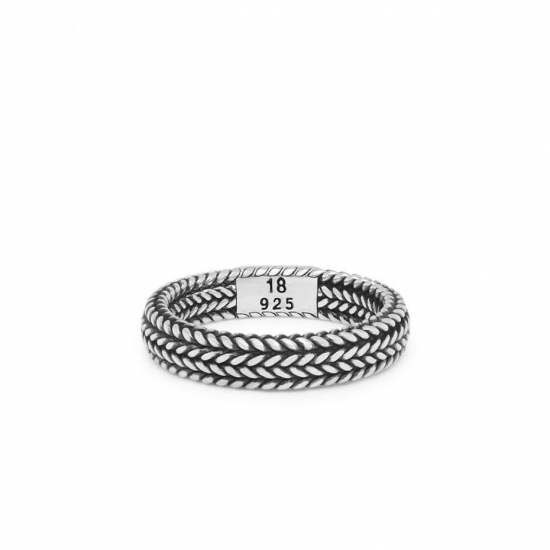 Buddha to Buddha Ellen Small Ring Siver MAAT 18 - 45769