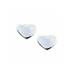 Zilveren Oorknoppen hart - 45801