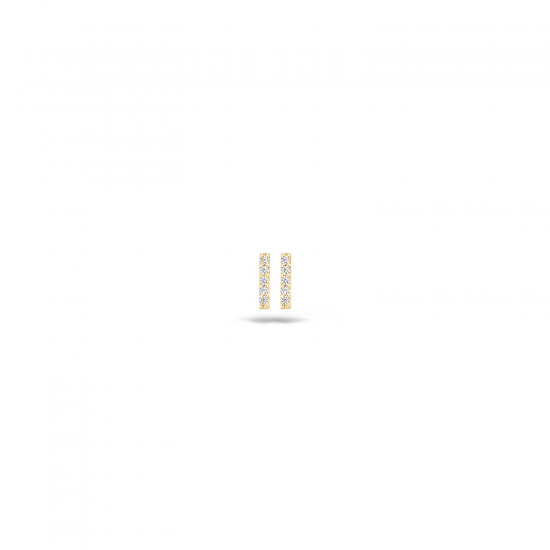Blush oorbellen Geelgoud met zirkonia 7196YZI MAAT 6,5mm - 45867