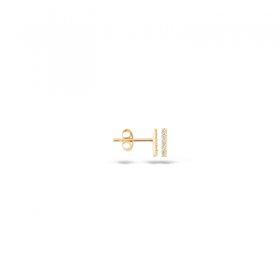 Blush oorbellen Geelgoud met zirkonia 7196YZI MAAT 6,5mm - 45867
