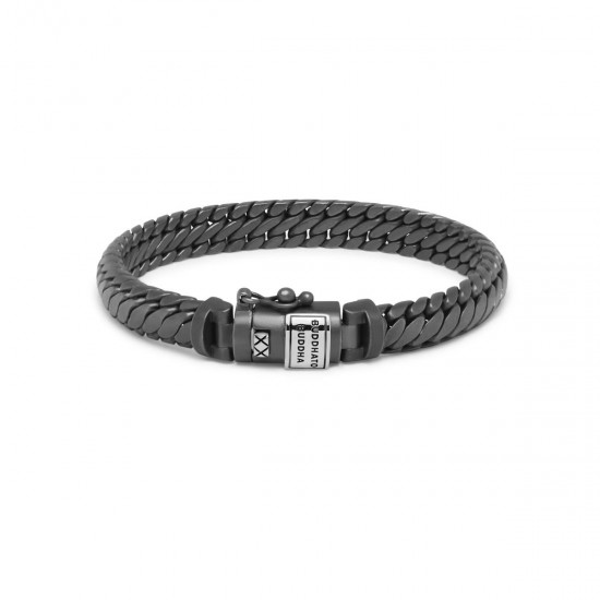 Buddha to Buddha J070BRS-F Ben XS Bracelet Black Rhodium Silver MAAT 21cm - 46982