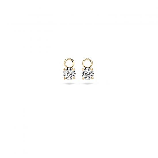 Blush hangers Geel Goud met Zirkonia 9045YZI 2,9mm - 46188