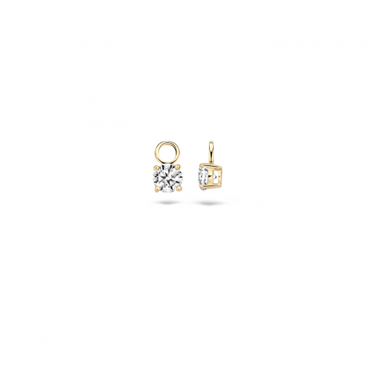 Blush hangers Geel Goud met Zirkonia 9045YZI 2,9mm - 46188