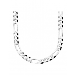 Zilveren collier figaro 50 cm - 46252