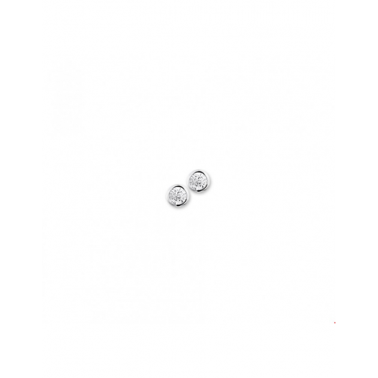Zilver Oorknoppen zirkonia - 46333