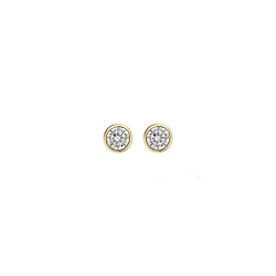 Blush Oorknoppen met Zirconia 7255YZI Geelgoud MAAT 3,25mm - 46342