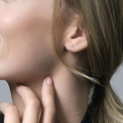 Blush Oorknoppen met Zirconia 7255YZI Geelgoud MAAT 3,25mm - 46342