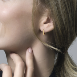 Blush Oorringen Wokkel Geelgoud 7231YGO 9mm - 46413
