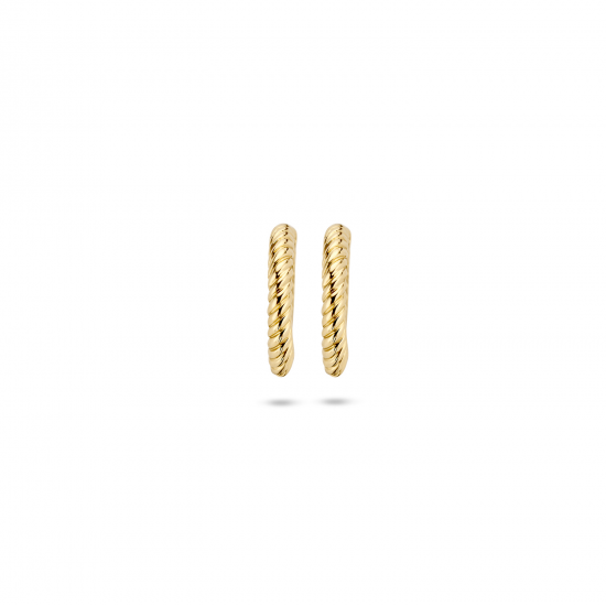 Blush Oorringen Wokkel Geelgoud 7231YGO 9mm - 46413