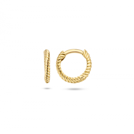 Blush Oorringen Wokkel Geelgoud 7231YGO 9mm - 46413