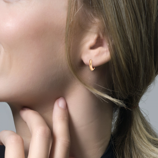 Blush Oorringen Rosegoud 7221RGO 9,6mm - 46414