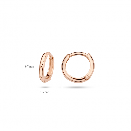 Blush Oorringen Rosegoud 7221RGO 9,6mm - 46414