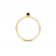 Blush Ring Geelgoud met Smokey Quartz 1204YSQ MAAT 16,5 - 46388