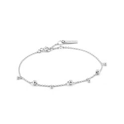 ANIA HAIE  Modern Drop Balls Bracelet Zilver MAAT 16,5-18,5cm - 46552