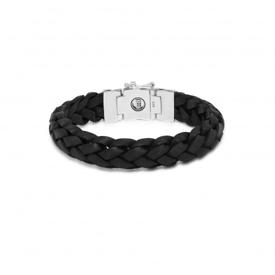 Buddha to Buddha 127BL-E+ Mangky  Leather Bracelet Black MAAT 20cm - 46601