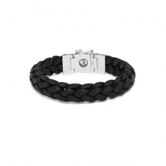Buddha to Buddha 127BL-F Mangky Leather Bracelet Black MAAT 21cm - 46600