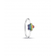 Bellini Zilveren ring regenboog bloem MAAT 13,5 - 46740