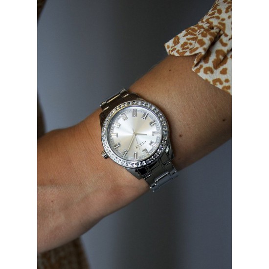 Guess horloge Sparkler zilver GW0111L1 - 46790