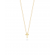Blush Collier met hanger kruisje 3091YGO Geelgoud - 46374