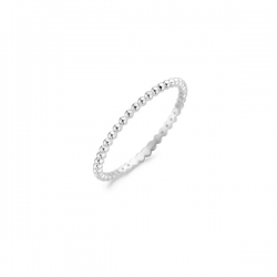 Blush Ring Witlgoud bolletjes 1195WGO MAAT 16,5 - 46375