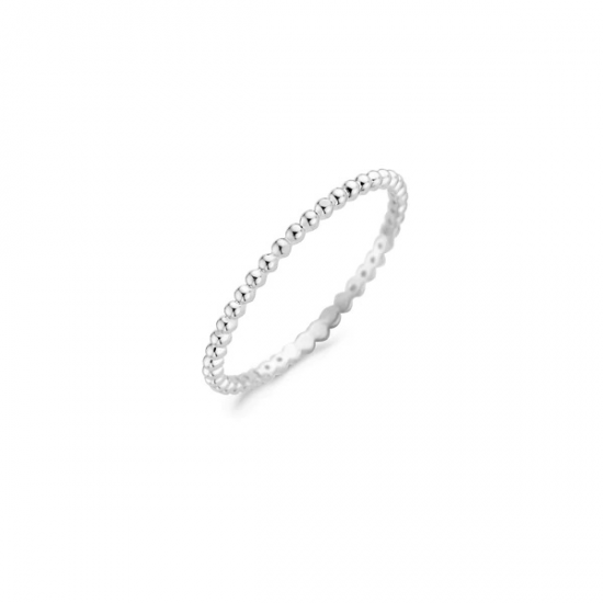 Blush Ring Witlgoud bolletjes 1195WGO MAAT 16,5 - 46375