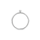 Blush Ring Witgoud met Zirkonia 1200YZI MAAT 16,5 - 46376