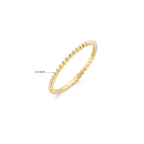 Blush Ring Geelgoud bolletjes 1195YGO MAAT 16,5 - 46381