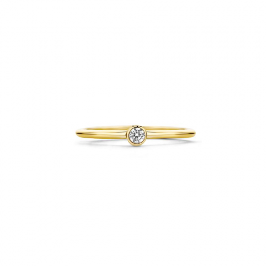 Blush Ring Geelgoud met Zirkonia 1198YZI MAAT 16,5cm - 46384