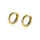 ZINZI zilveren oorringen goudverguld 12 x 2 mm ZIO194G - 49878