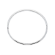 Silver Lining Zilveren bangle solid 5mm ovaal 60mm - 45356
