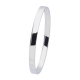 Silver Lining Zilveren bangle solid 6mm Vierkant 60mm - 45362